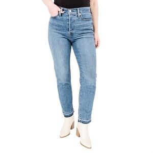 Levi’s 28 (6/7) Wedgie Straight Women’s Jeans Release Hem High Rise Button Fly
